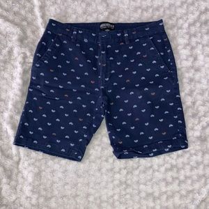 Mens Knickerbocker flex shorts W/bicycle print